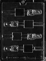 Ghost Pretzel Chocolate Mold