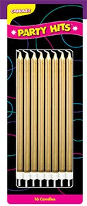 Tall Gold Candles