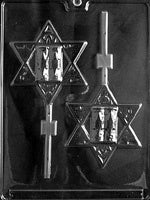 4.5 Inch, Star Of David Lollipop Chocolate Mold