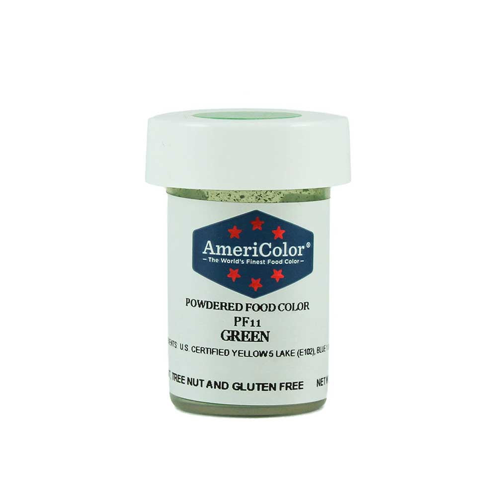 Green, Americolor Powdered Food Colorf