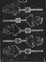 Cute Duck Lollipop Chocolate Mold