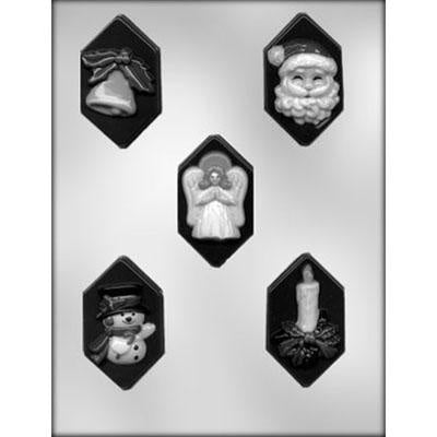 Christmas Bar Shapes Chocolate Mold