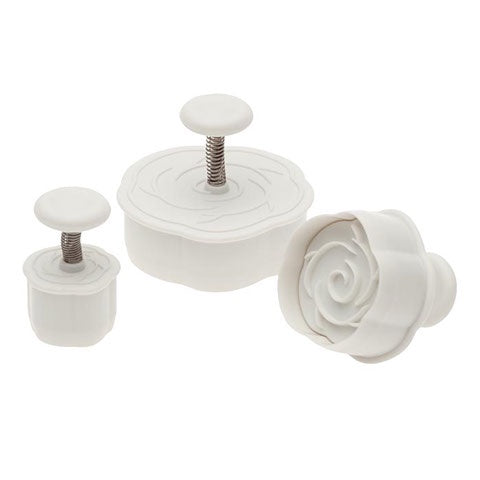 Ateco 3 Piece Rose Plunger Cutters