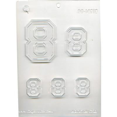 Collegiate Number 8 Chocolate Mold