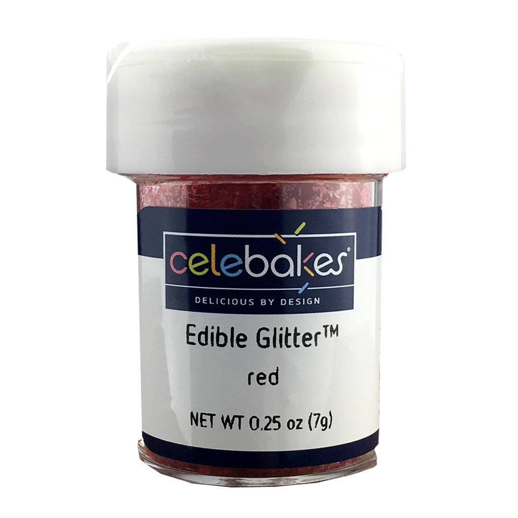 Celebakes Edible Glitter - Red