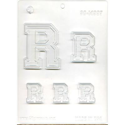 Collegiate R Chocolate Mold