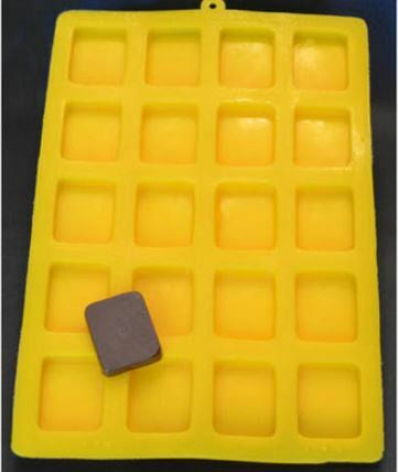 Rectangle Silicone Mold with 20 Cavities