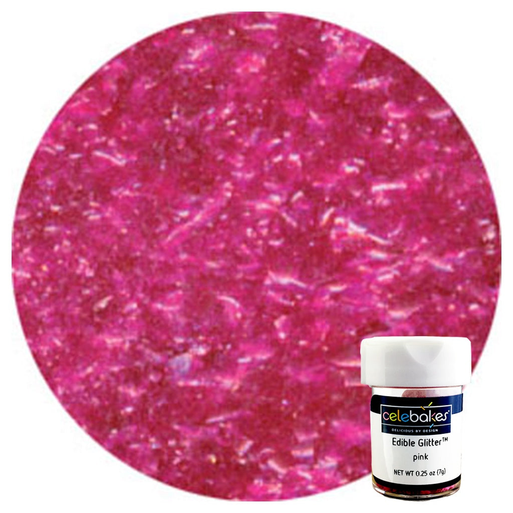 Celebakes Edible Glitter - Pink