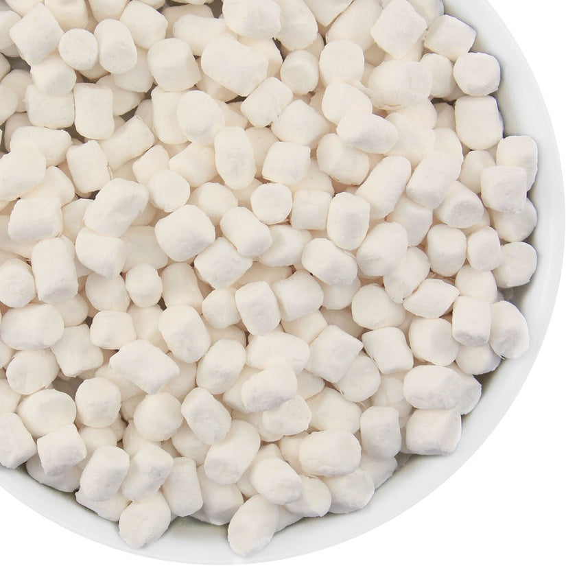 Dehydrated Mini Vanilla Marshmallows, .25lb