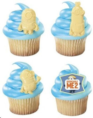 Despicable Me 2 Cupcake Rings - 12 Rings