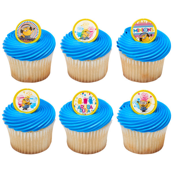 Despicable Me Celebrations Cupcake Rings - 12 Rings