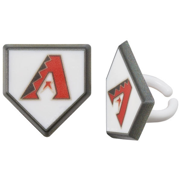 Arizona Diamondback Cupcake Rings - 12 Cupcake Rings