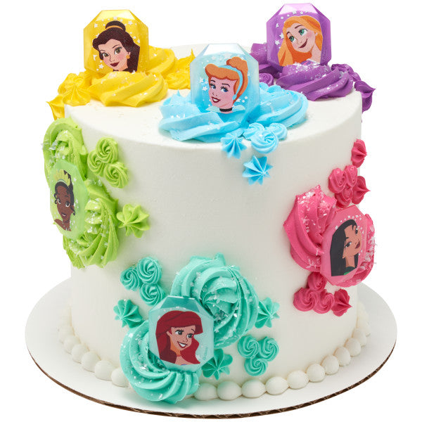 Disney Princess Cupcake Rings - 12 Cupcake Rings