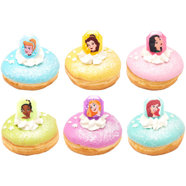 Disney Princess Cupcake Rings - 12 Cupcake Rings