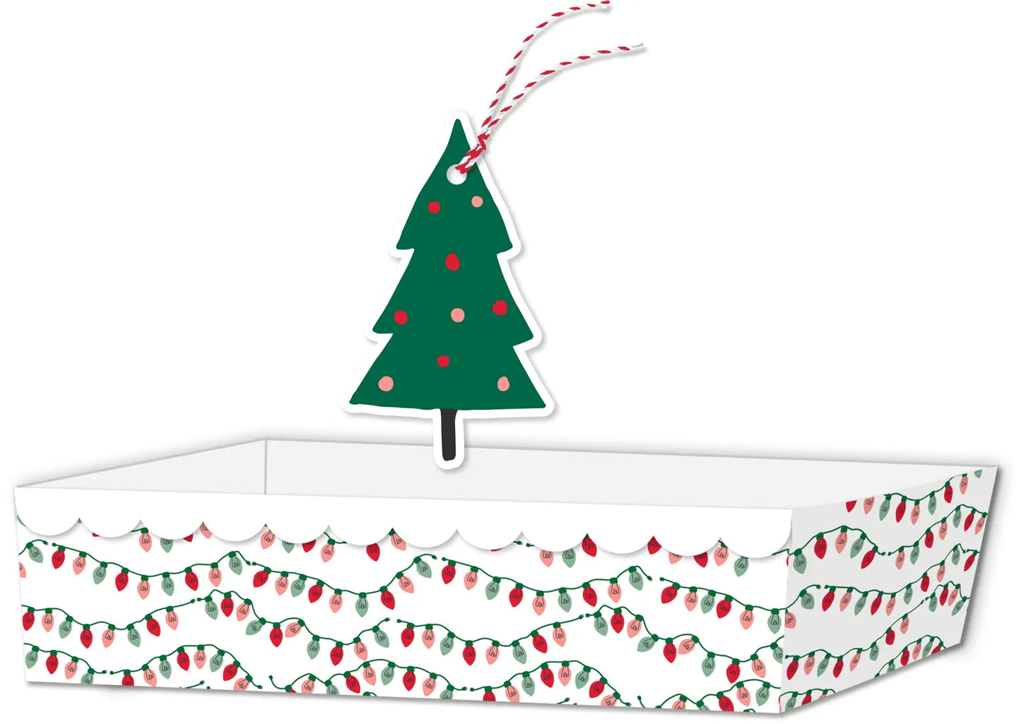 Christmas Bulbs Disposable Mini Loaf Pan