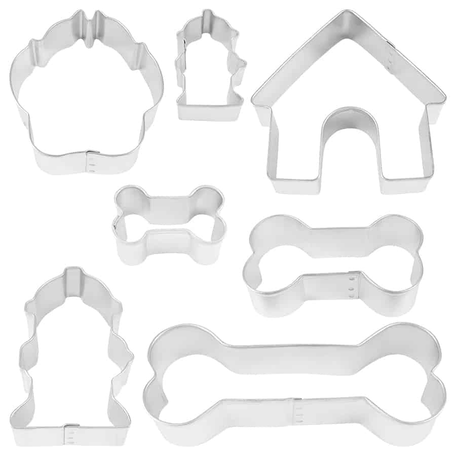 Dog Bone Cookie Cutter Set