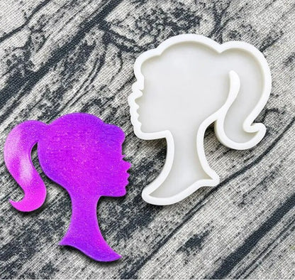 Female Doll Head Silicone Mold