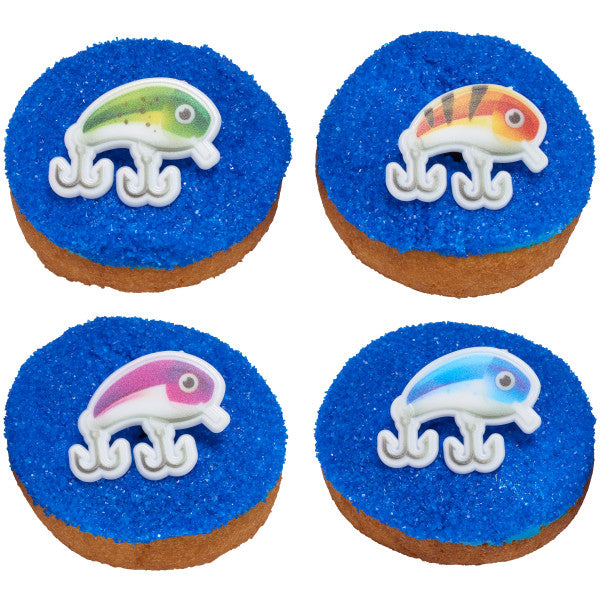 Fishing Lure Cupcake Rings - 12 Cupcake/Cake Rings – Frans Cake