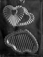 Double Crystal Heart Chocolate Box Mold