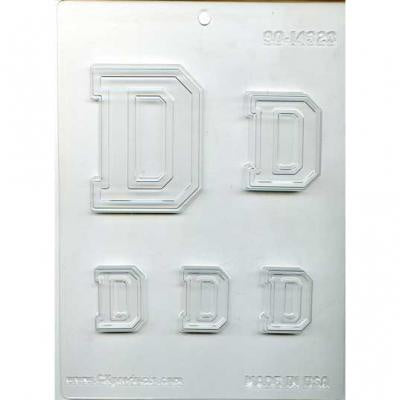 Collegiate D Chocolate Mold