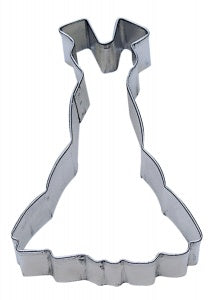 4 Inch Gown Cookie Cutter