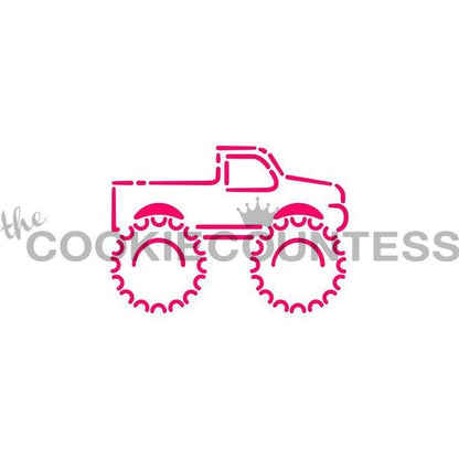 Monster Truck Paint Your Own Stencil