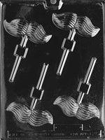 Mustache Lollipop Chocolate Mold