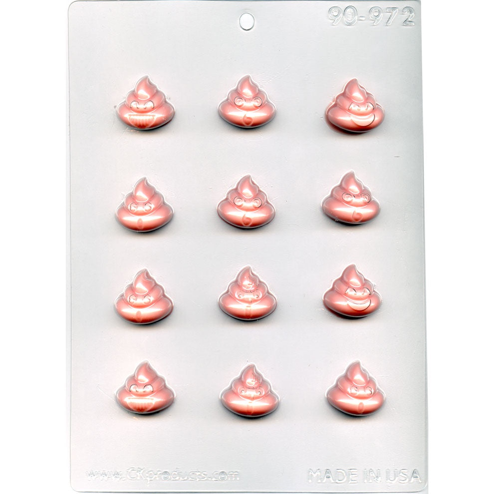 Poop Emoji Chocolate Mold