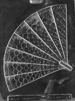 Large Fan Chocolate Mold