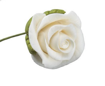 White Rose 1" - Gumpaste