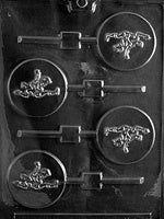 Soccer Player Lollipop Chocolate Mold