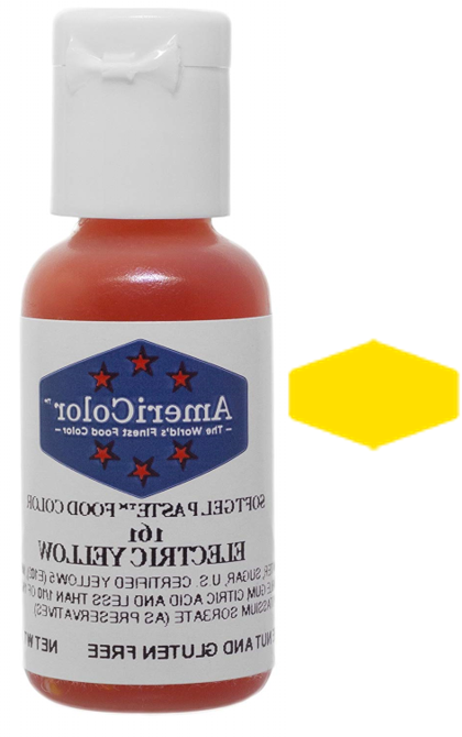Electric Yellow, Americolor Soft Gel Paste Food Color, .75oz