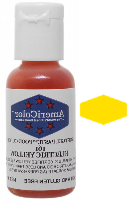 Electric Yellow, Americolor Soft Gel Paste Food Color, .75oz