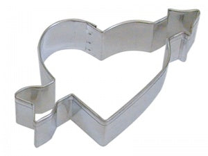 4 Inch Heart And Arrow Cookie Cutter