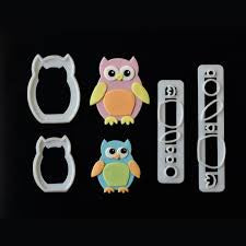 Mummy and Baby Owl Cutter Set