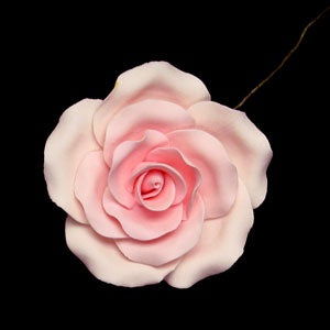 Tea Rose single w/wire - Pink Extra Large