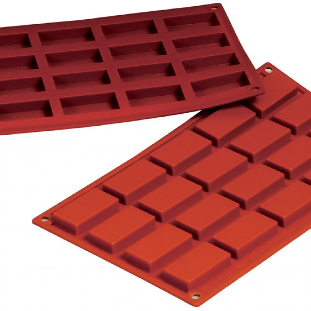 .68oz Financier Silicone Baking Mold, Fat Daddio's