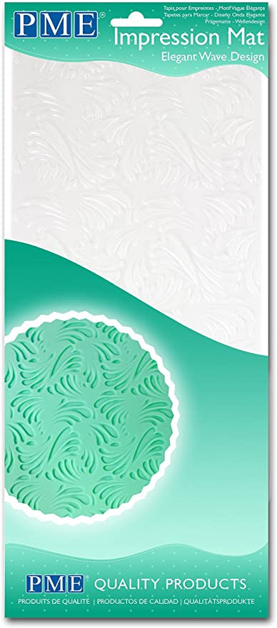 PME Elegant Wave Design Impression Mat
