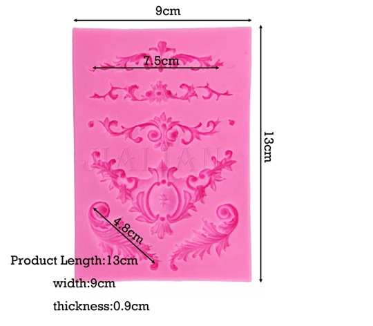 European Style Lace Silicone Mold