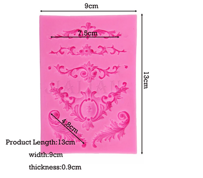 European Style Lace Silicone Mold