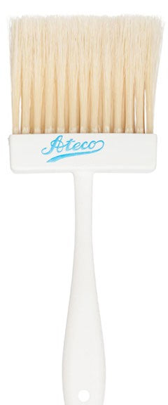 Ateco 3" Wide Pastry Brush with Natural White Boar Bristles