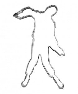 4.5 Inch Zombie Cookie Cutter
