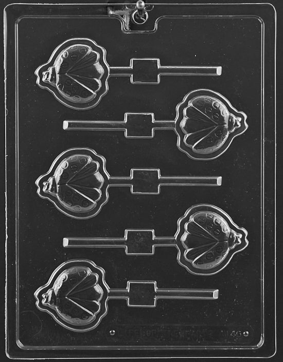 Lady Bug Lollipop Chocolate Mold