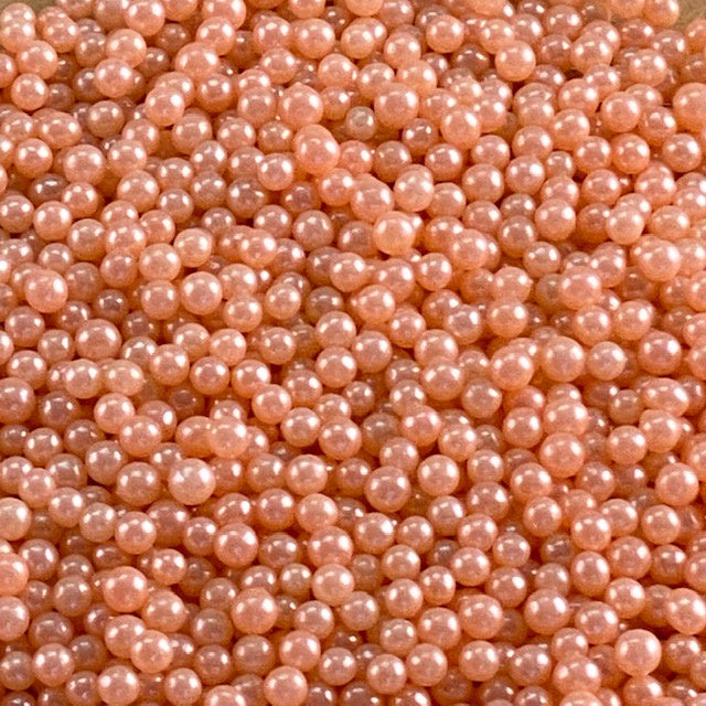 Rose Gold Sugar Pearls - 4MM