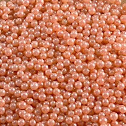 Rose Gold Sugar Pearls - 4MM