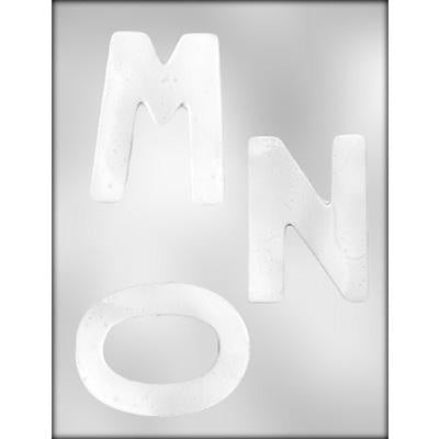 Letter M-N-O-W Chocolate Mold