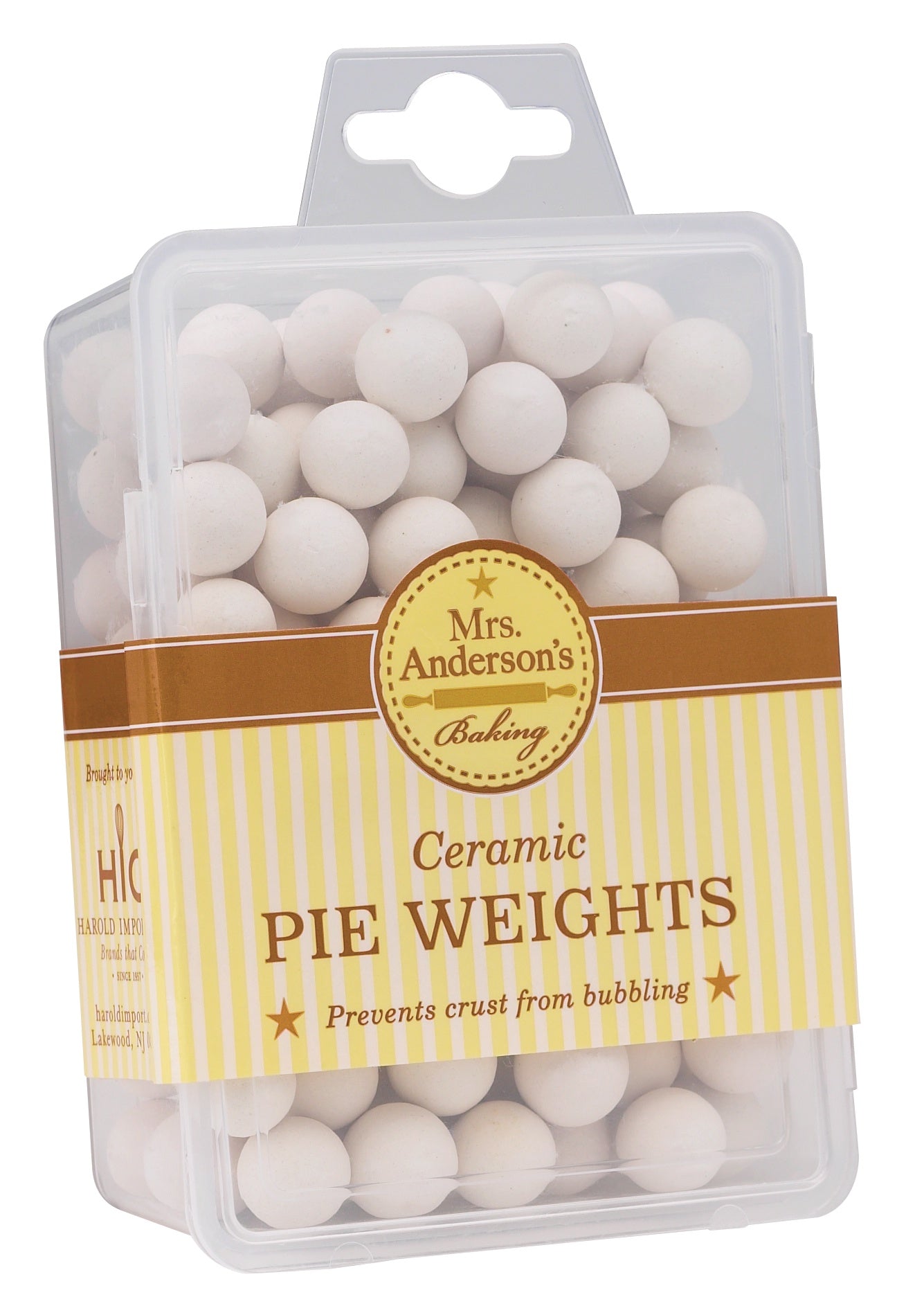 Ceramic Pie Weights, Mrs. Anderson's
