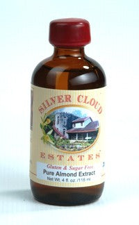 Pure Almond Extract, 4oz, Silver Cloud