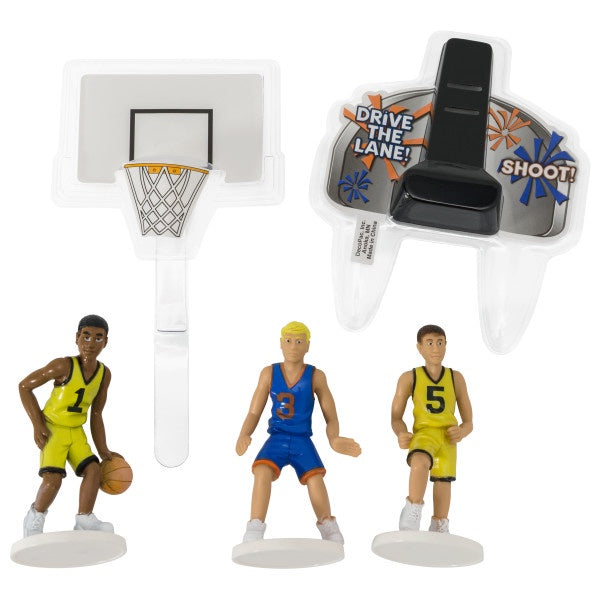 Basketball Cake Topper Set