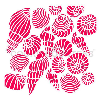 Seashells Stencil